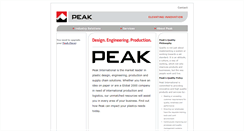 Desktop Screenshot of peakinternational.com