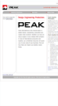 Mobile Screenshot of peakinternational.com
